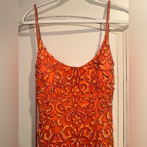 Rachel Allan Orange Size 4 Prom Dress - Picture 7 of 14